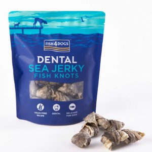 Fish4Dogs Sea Jerky Fish Knots Premi per Cani 100g