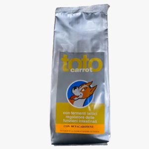 Toto Carrot Fermenti Lattici con Betacarotene Integratore per Cani 800g