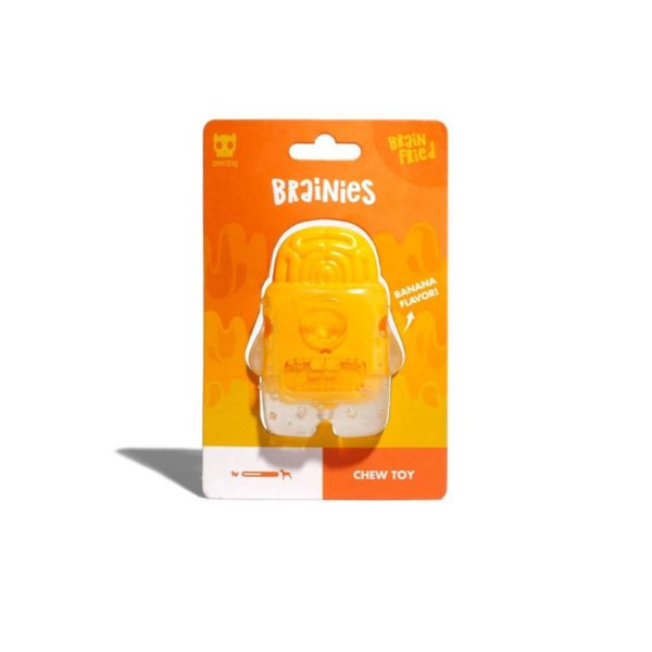 Zee.Dog Gioco per Cani Brain Fried in Gomma - Confezione