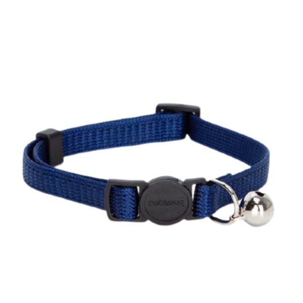 Collare per Gatti in Nylon Tinta Unita - Blu