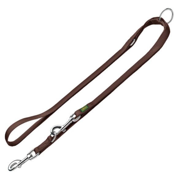 Hunter Guinzaglio Extra Long in Nylon per Cani 20/300 - Marrone