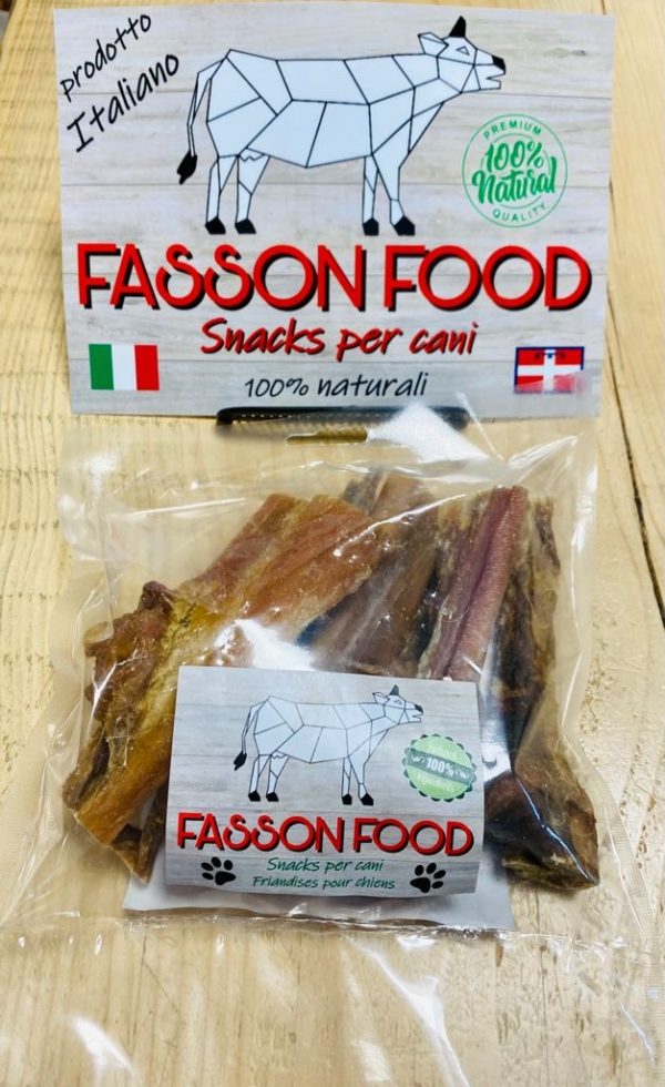 Fasson Food Pelle di Testa Filiera Bovina Piemontese 12cm - Formato 60-70gr