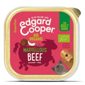 Edgard & Cooper Manzo Biologico con Cocco e Semi di Chia per Cani 100g