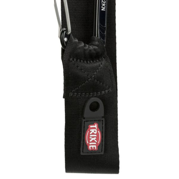 Trixie Manigliotto Universale 30cm/38mm per Auto Nero - Cucitura di rinforzo