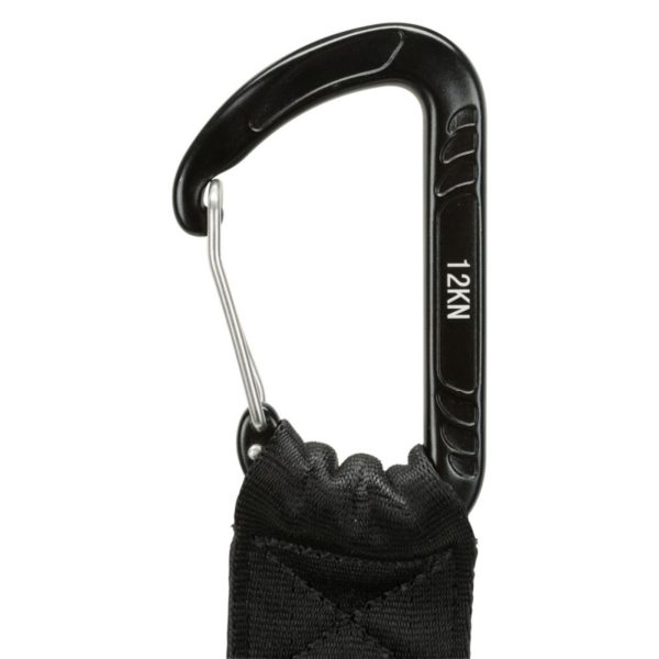 Trixie Manigliotto Universale 30cm/38mm per Auto Nero - Moschettone in metallo