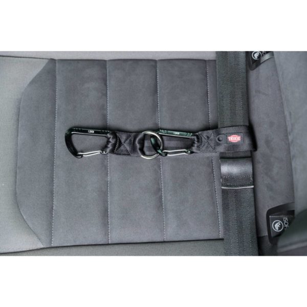 Trixie Manigliotto Universale 30cm/38mm per Auto Nero - Possibilità di fissaggio A
