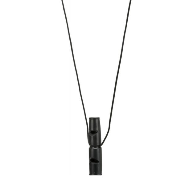 Trixie Fischietto Doppio Tono 7,5cm Colori Assorti - Nero