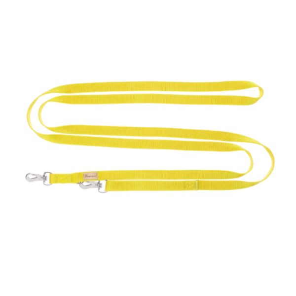 Haqihana Guinzaglio in Nylon Yellow - Misura 3mt