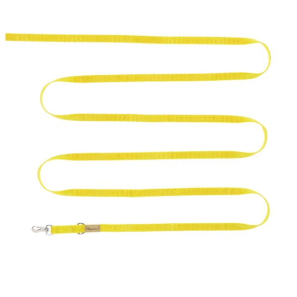 Haqihana Guinzaglio in Nylon Yellow - Misura 5mt
