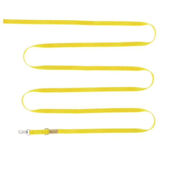 Haqihana Guinzaglio in Nylon Yellow - Misura 10mt