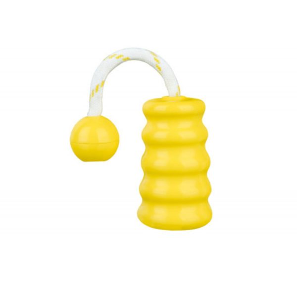 Trixie Dog Activity Gioco Aqua Toy Mot®-Fun 9cm/22cm per Cani Galleggiante Colori Assortiti - Colore giallo