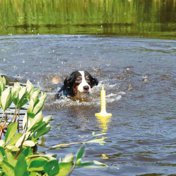 Trixie Gioco Activity Aqua Toy Mot®-Aqua 29cm Galleggiante per Cani Giallo - Utilizzo