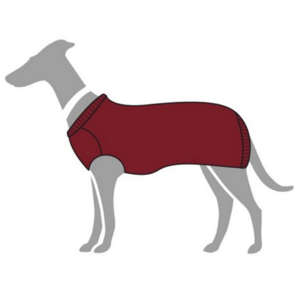 Hunter Maglioncino Pullover per Cani MALMÖ Bordeaux - Vestibilità