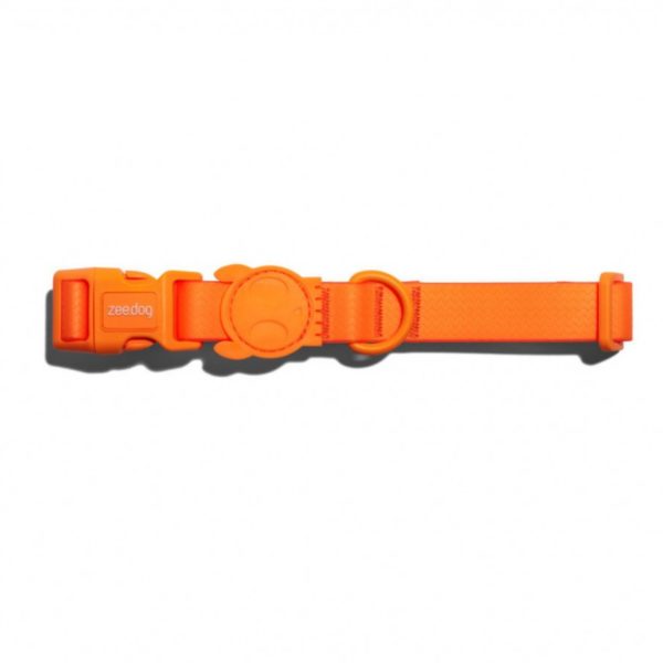 Zee.Dog Collare per Cani Regolabile Linea Neopro Tangerine - Panoramica