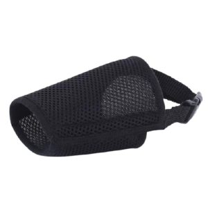 Museruola per Cani in Tessuto Nero