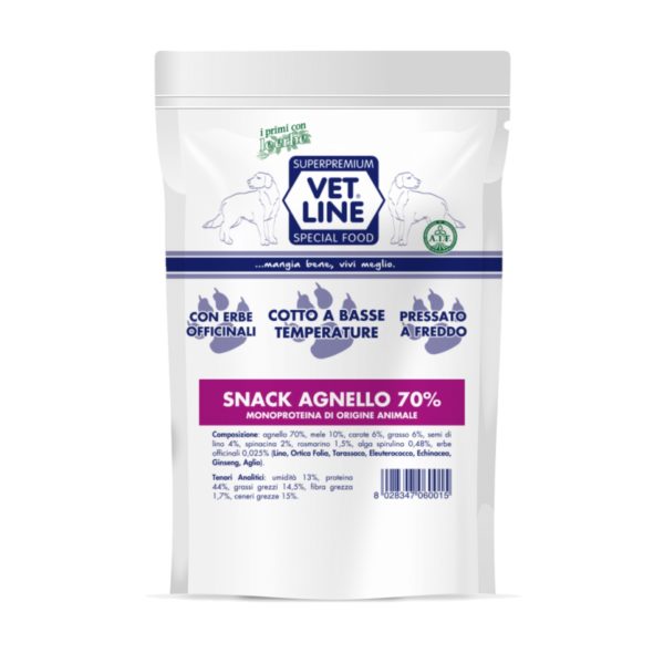Vet Line Box Snack Confezioni Miste 10 Pezzi x 80g - Snack agnello composizione