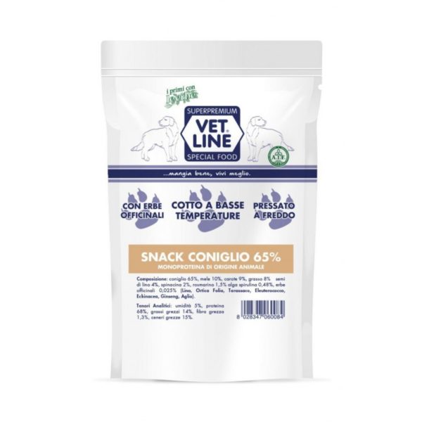 Vet Line Box Snack Confezioni Miste 10 Pezzi x 80g - Snack coniglio composizione