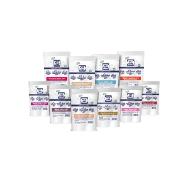 Vet Line Box Snack Confezioni Miste 10 Pezzi x 80g