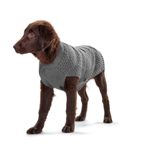 Hunter Maglioncino Pullover per Cani MALMÖ Grigio - Esempio con cane 2