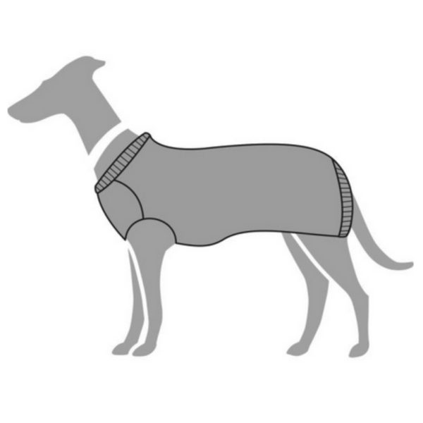 Hunter Maglioncino Pullover per Cani MALMÖ Grigio - Vestibilità
