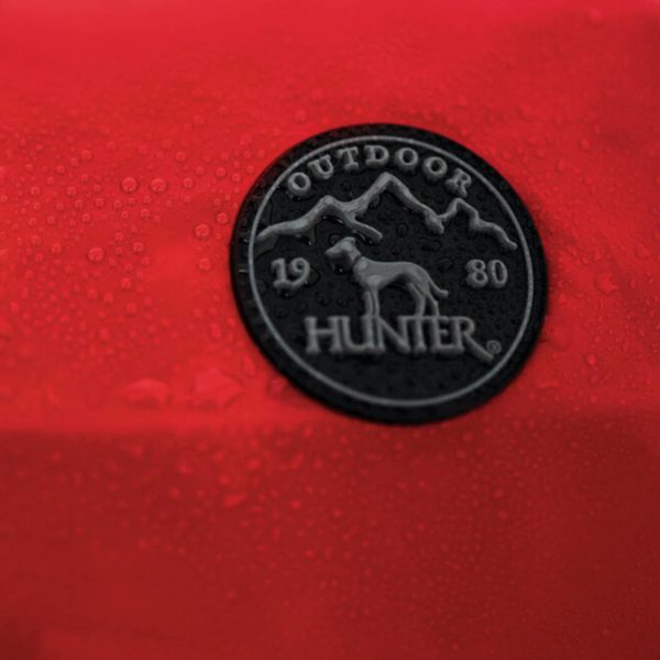 Hunter Impermeabile per Cani Uppsala Rain Rosso - Logo Hunter