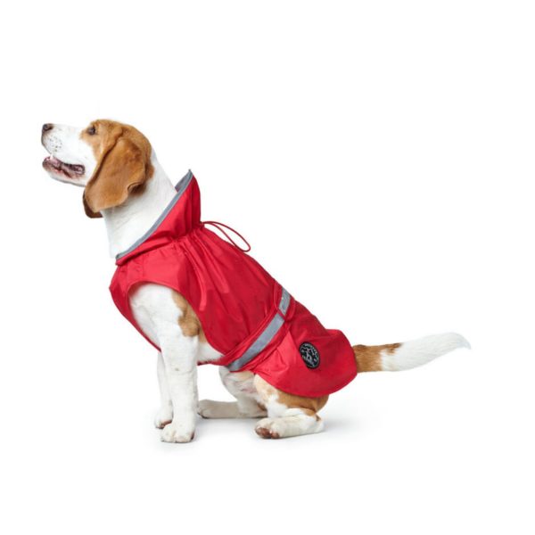 Hunter Impermeabile per Cani Uppsala Rain Rosso - Vestibilità