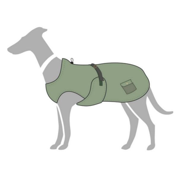 Hunter Cappottino Uppsala Trend per Cani Cachi - Vestibilità
