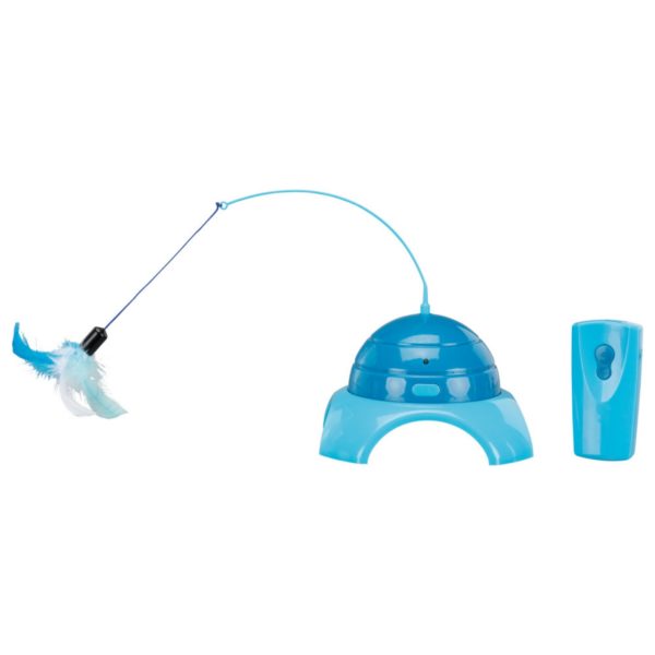 Trixie Gioco Catch Me ø 15x21cm per Gatti in Platica con Telecomando