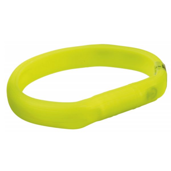 Flexi Collare Luminoso Anello Flash Usb Verde