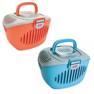 Living World Trasportino per Piccoli Animali Paws2Go in Plastica 36x28x25cm