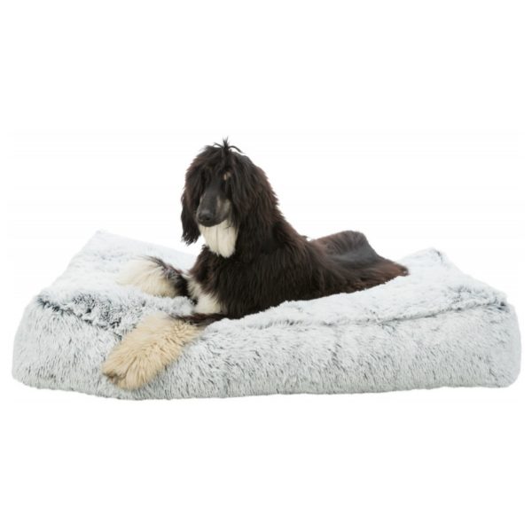 Trixie Cuscino Harvey Soft Edition Bianco/Nero - Esempio con cane 2