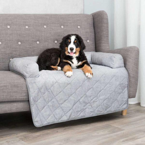 Trixie Divano con Coperta Grigio per Animali - Uso su divano