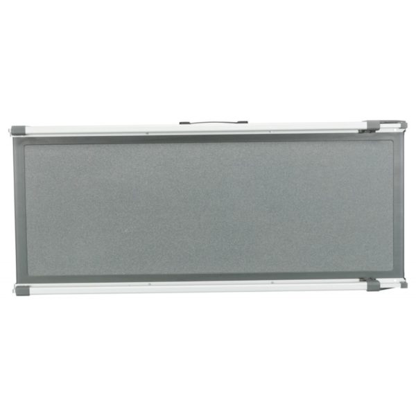Trixie Rampa Telescopica 43x100-180cm Grigia - Lato superiore chiuso