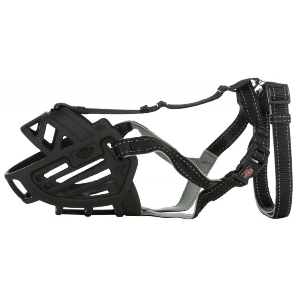 Trixie Museruola Flex Muzzle in Gomma per Cani - Panoramica