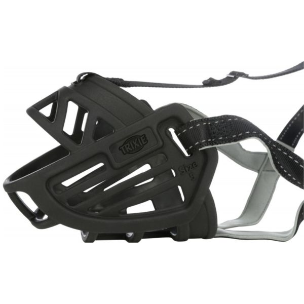 Trixie Museruola Flex Muzzle in Gomma per Cani - Museruola in gomma/nylon/neoprene