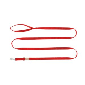 Haqihana Guinzaglio in Nylon Rosso - Misura 1,5MT