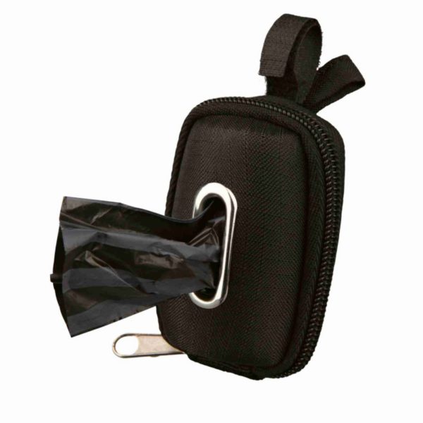 Trixie Porta Sacchetti Igienici Eva per Cani in Tessuto - Nero