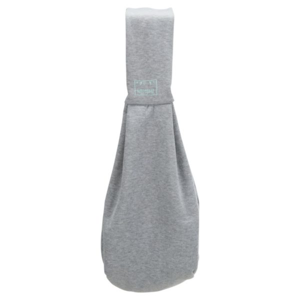 Trixie Borsa frontale Soft Junior Grigio/Menta per Cuccioli e Cani Max 5Kg di Peso - Panoramica laterale