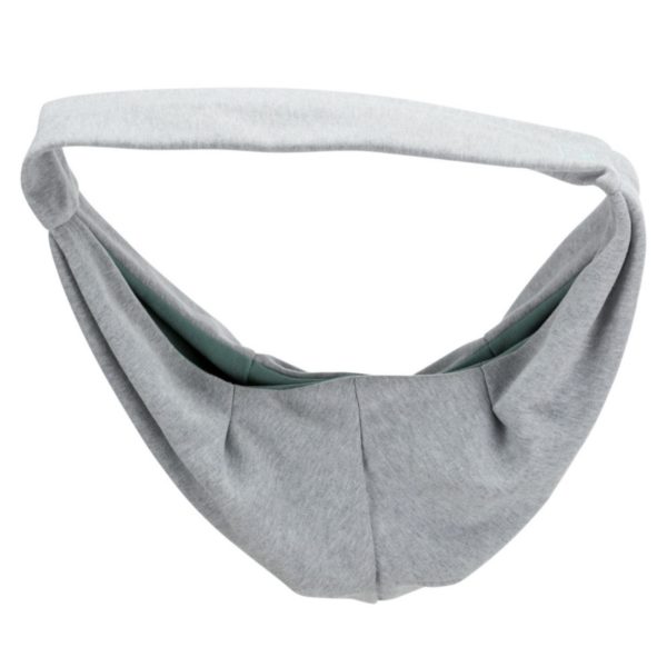 Trixie Borsa frontale Soft Junior Grigio/Menta per Cuccioli e Cani Max 5Kg di Peso