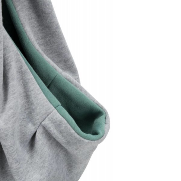 Trixie Borsa frontale Soft Junior Grigio/Menta per Cuccioli e Cani Max 5Kg di Peso - Tessuto interno in poliestere