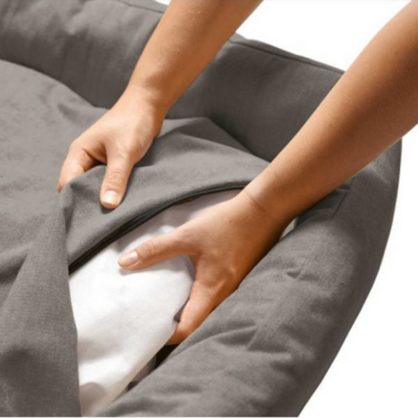 Hunter Sofa Eiby Divano per Cani Grigio - Imbottitura removibile