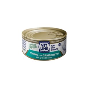 Vet Line Tonno con Gamberetti in Gelatina 70g per Gatti Vetline