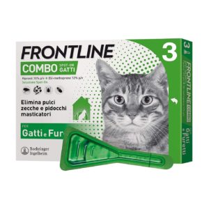 Frontline Combo Spot-On Antiparassitario per Gatti 3 Pipette
