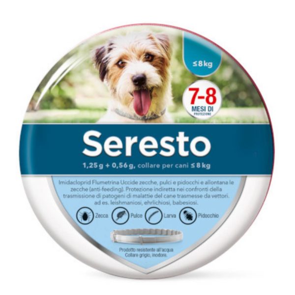 Seresto Collare Antiparassitario per Cani - Taglia fino a 8kg