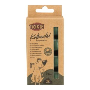 Trixie Saccheti Igienici Compostabili in Amido di Mais per Cani conf. da 4 Rotoli x10pz TG.M