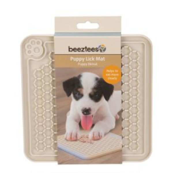 Beeztees Puppy Pad da Leccare in Gomma 20x20cm - Confezione