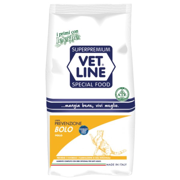 Vet Line Prevenzione Bolo Monoproteico Pollo per Gatti Adulti 1Kg VetLine