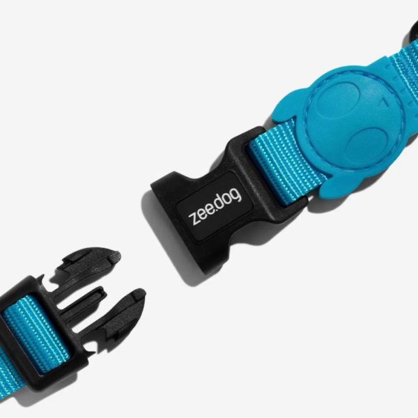 Zee.Dog Collare Regolabile Ultimate Blue Led per Cani - Fibbia di chiusura
