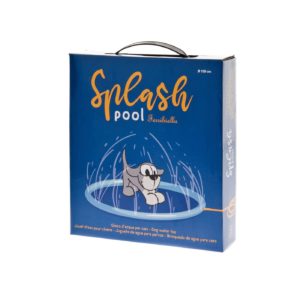 Ferribiella Piscina Splash Pool ø150cm Gioco d'Acqua per Cani - Confezione