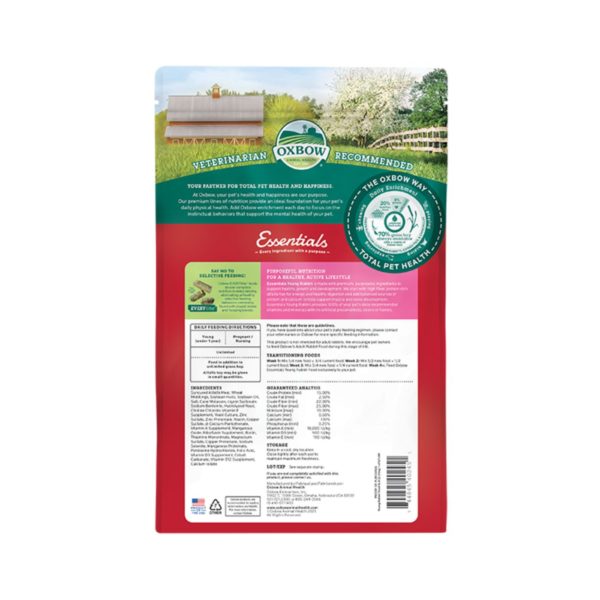Oxbow Essential Young Rabbit Food 2,27Kg - Caratteristiche